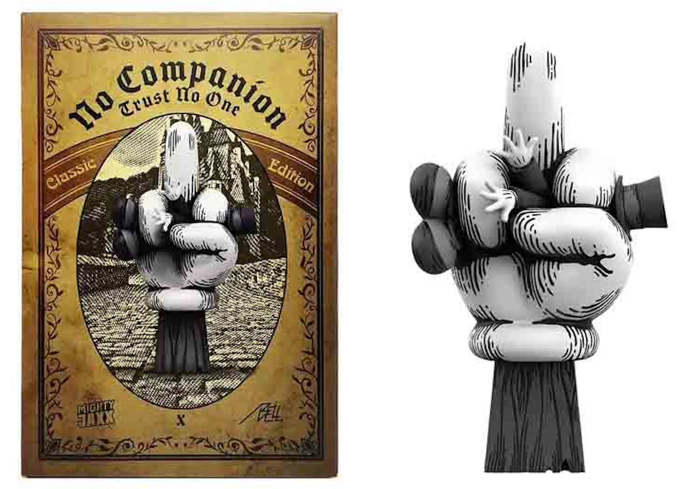 Abell Octovan x Mighty Jaxx No Companion: Trust No One (Classic Edition) Figure