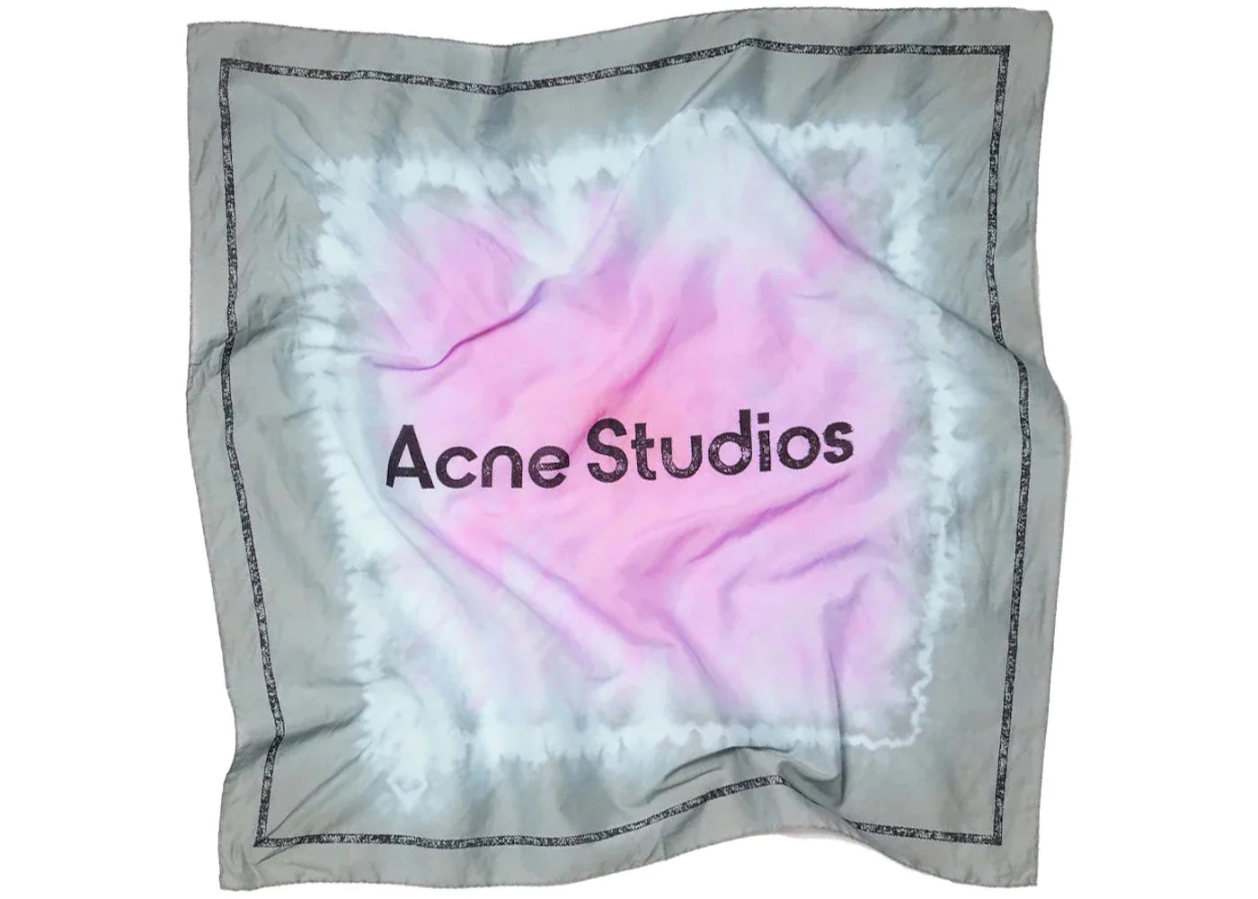 Acne Studios Bandana Scarf Grey/Pink