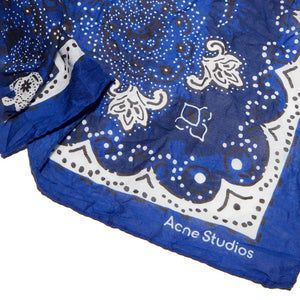 Acne Studios Bandana Scarf Royal Blue