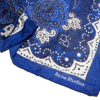 Acne Studios Bandana Scarf Royal Blue