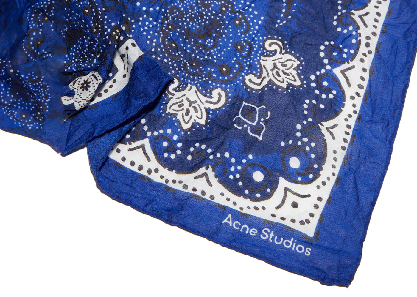 Acne Studios Bandana Scarf Royal Blue