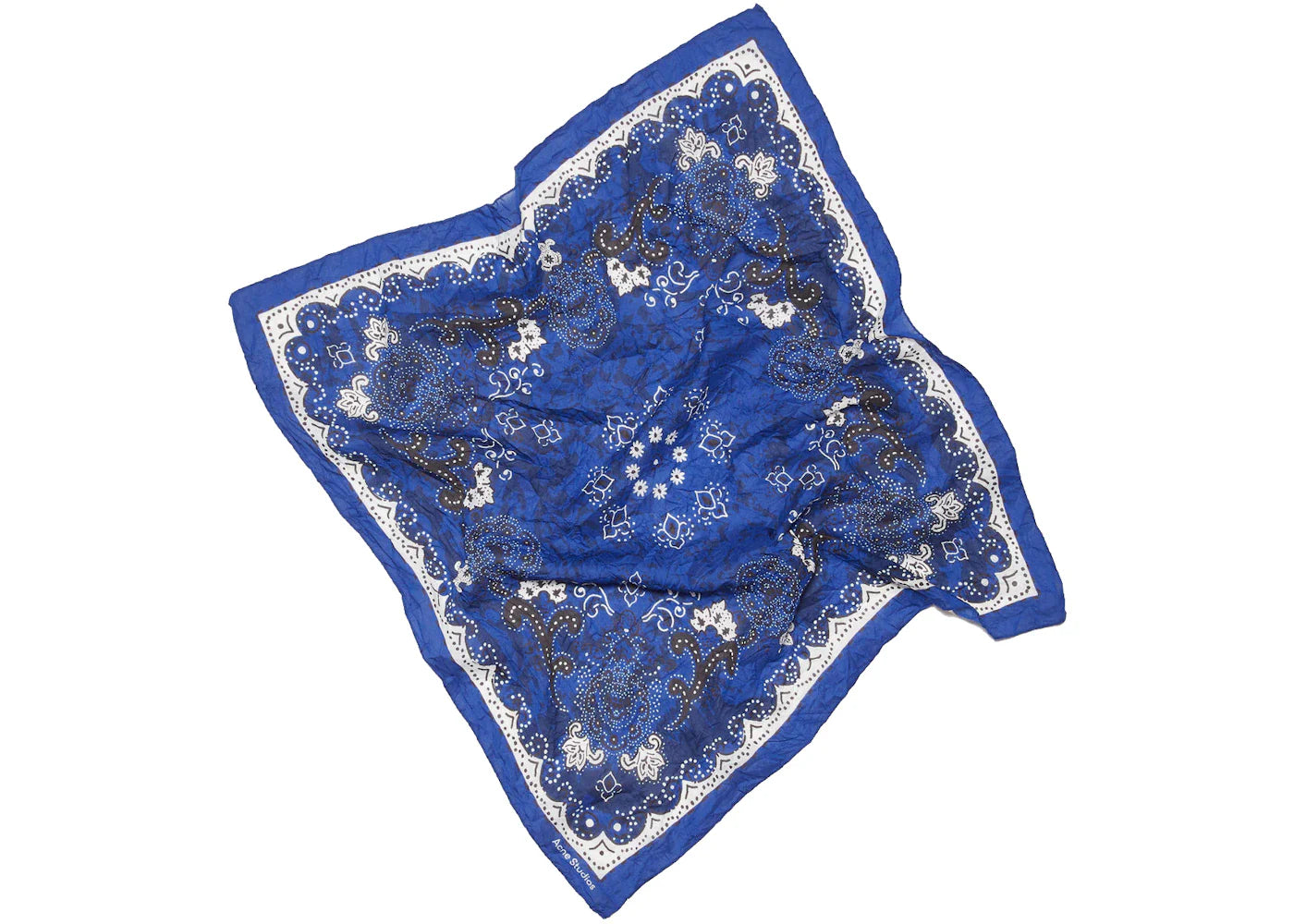 Acne Studios Bandana Scarf Royal Blue