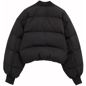Acne Studios Bomber Puffer Jacket Washed Black 969