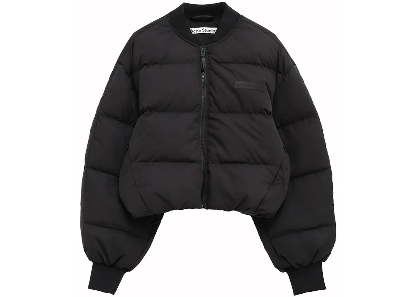 Acne Studios Bomber Puffer Jacket Washed Black 969