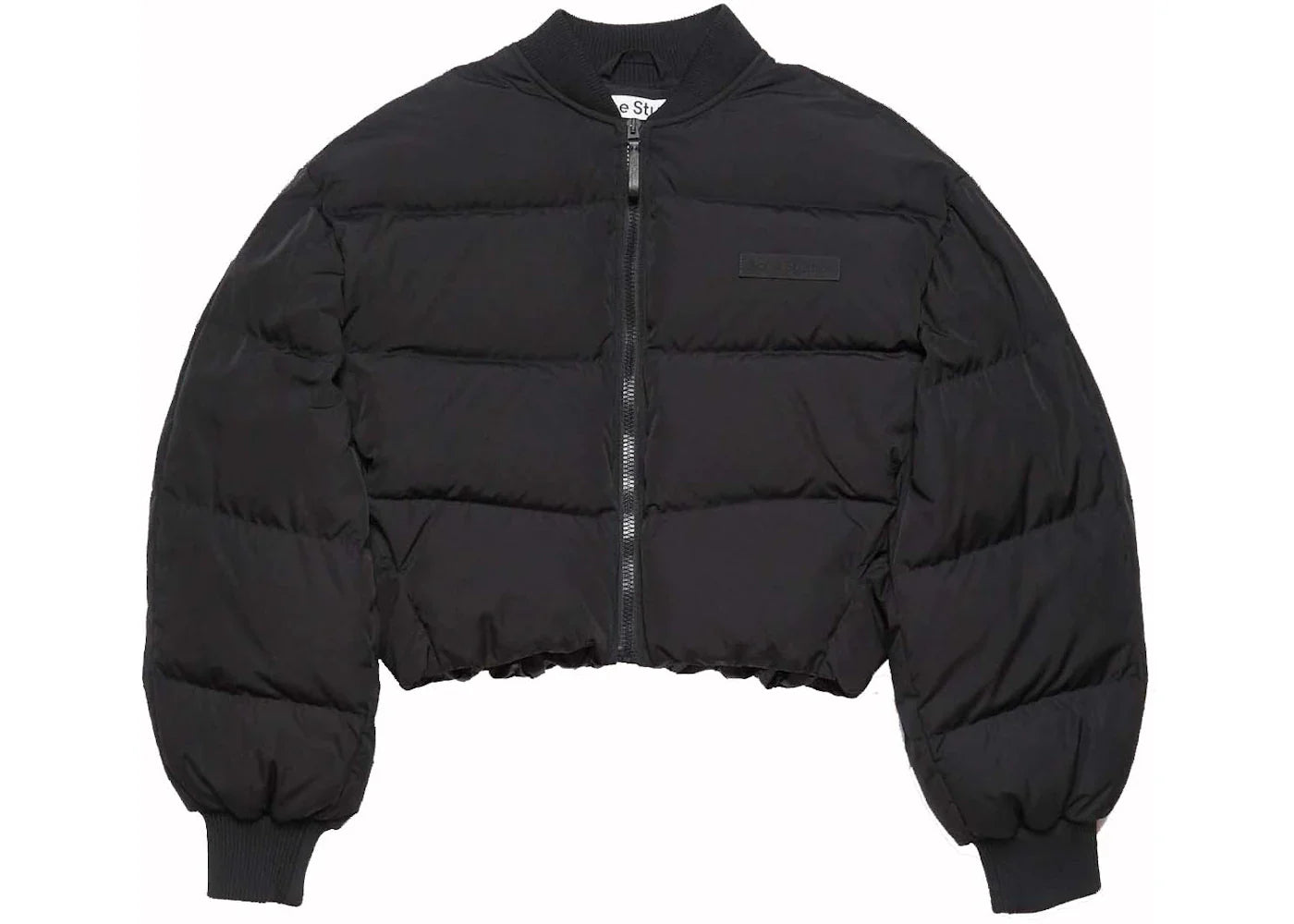 Acne Studios Bomber Puffer Jacket Washed Black