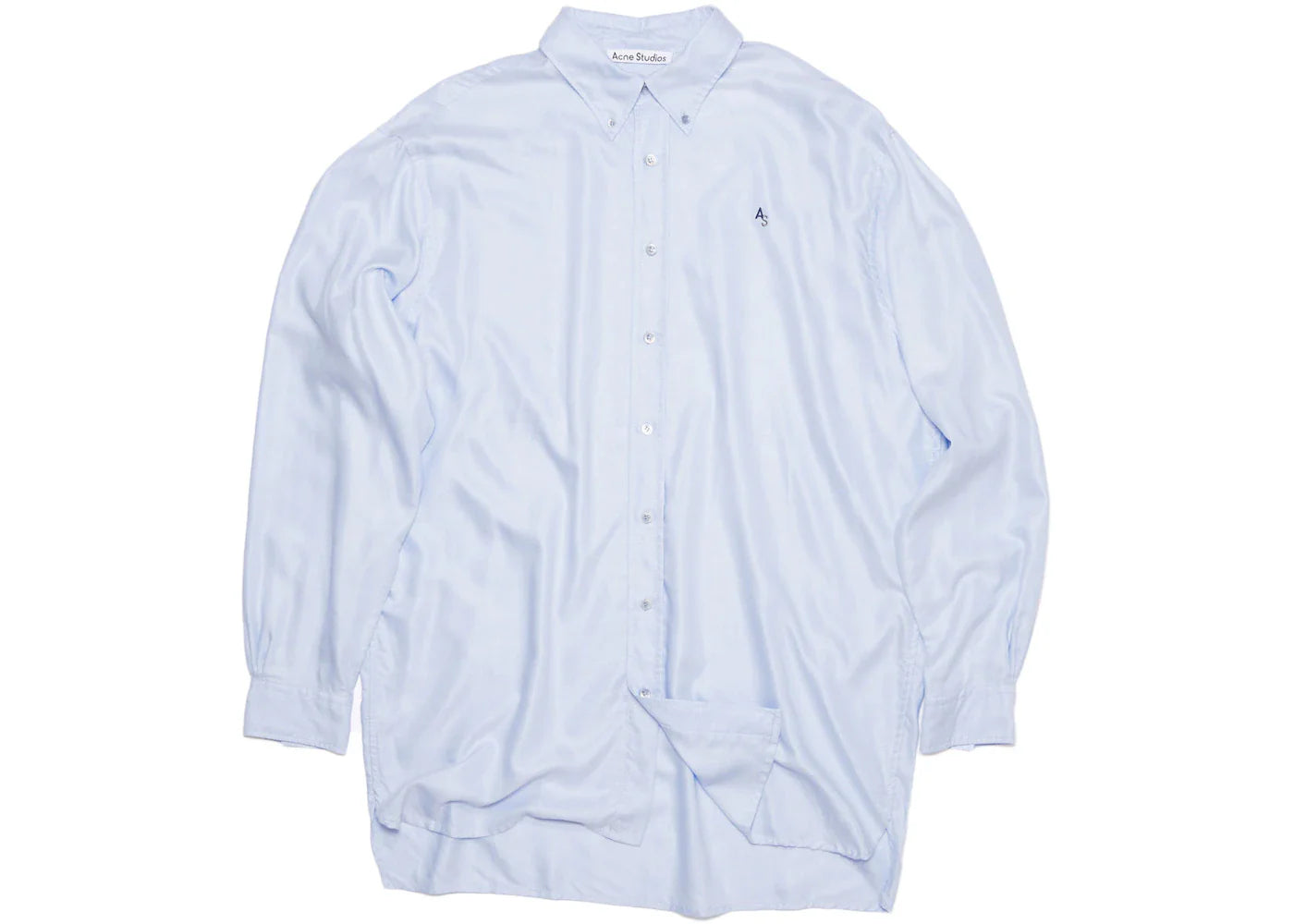 Acne Studios Classic Button Down Shirt Light Blue