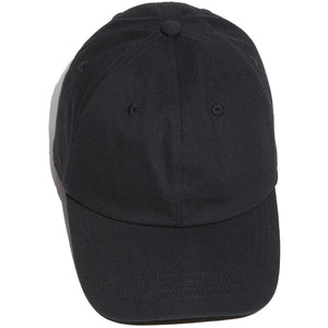 Acne Studios Cotton Baseball Cap Black