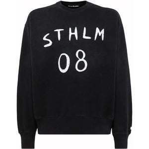 Acne Studios Crew Neck Sweatshirt Carbon Grey