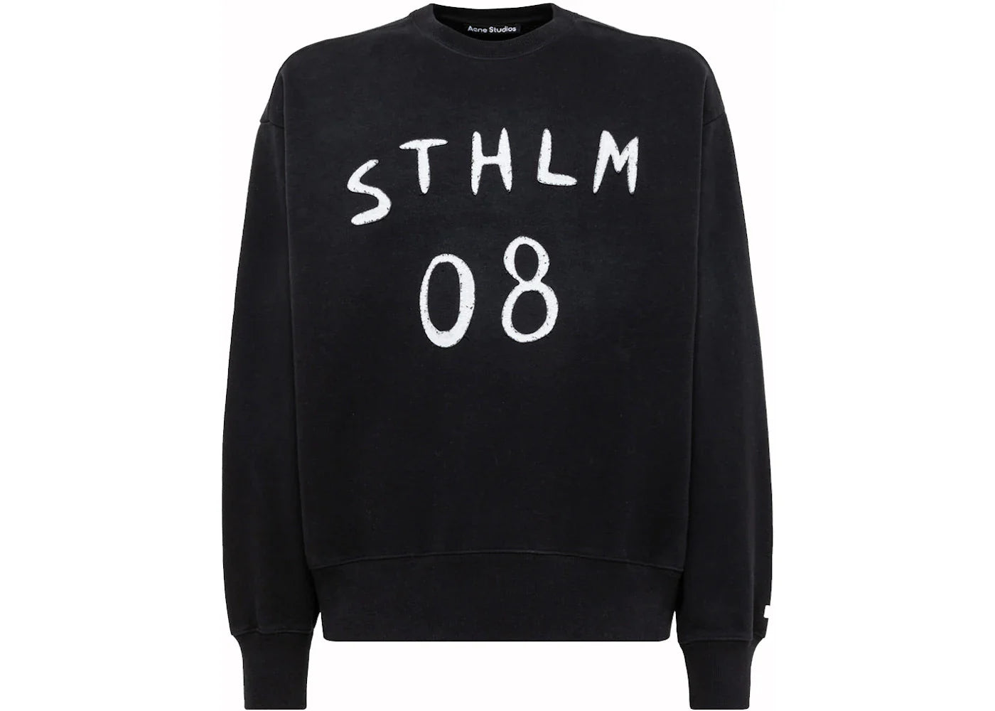 Acne Studios Crew Neck Sweatshirt Carbon Grey