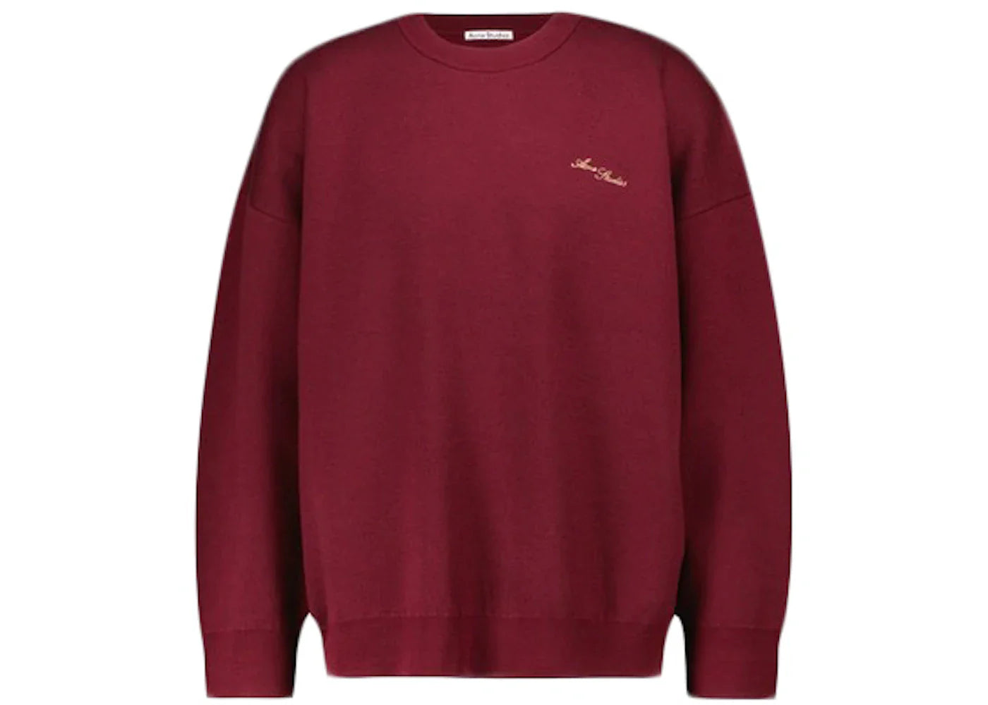 Acne Studios Crewneck Sweater Cherry Red