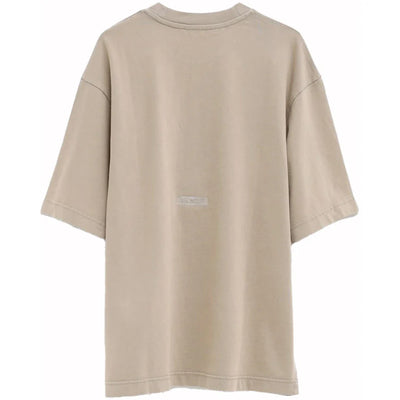 Acne Studios Crewneck T-Shirt Concrete Grey Dkx