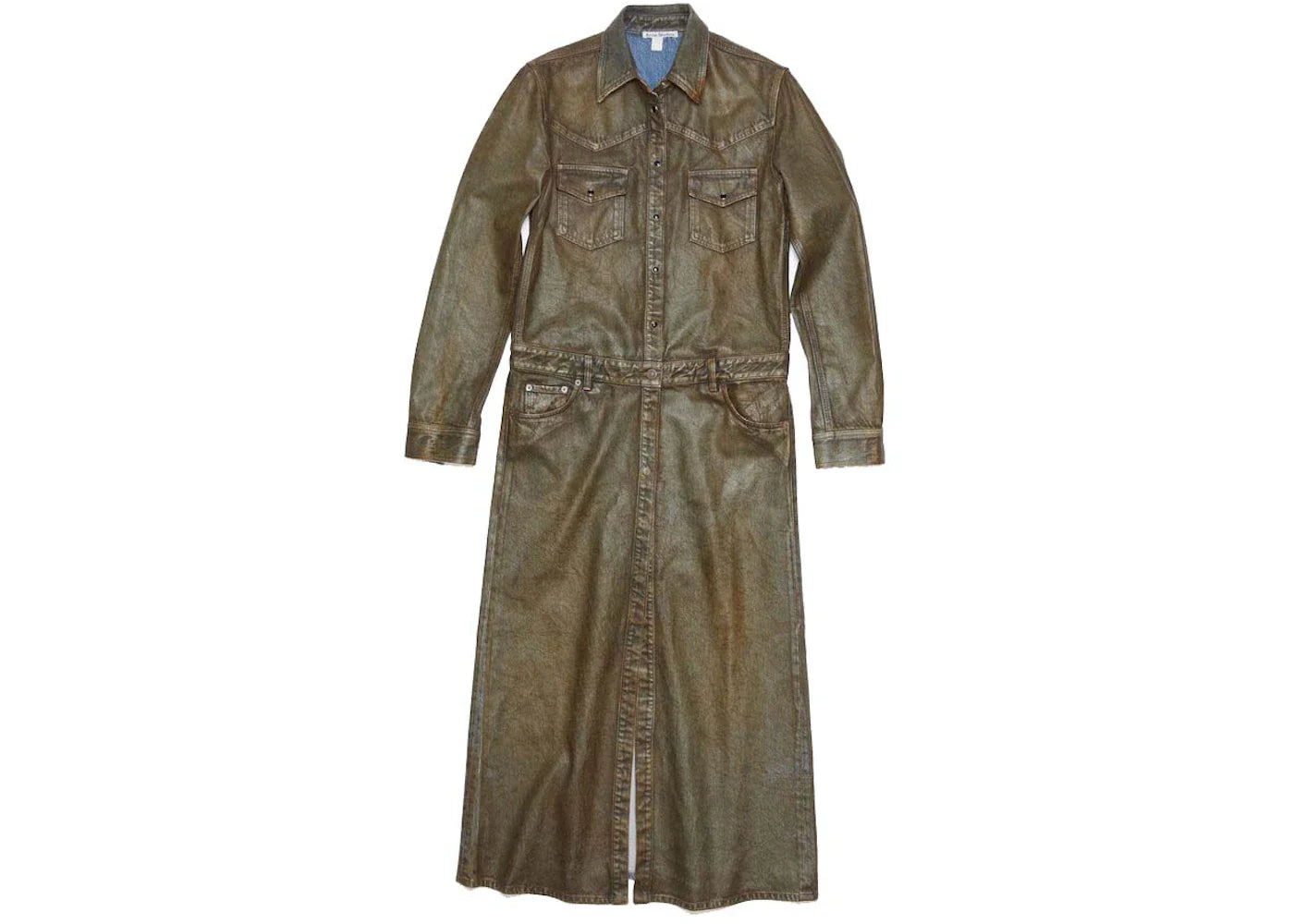 Acne Studios Denim Dress Blue/Beige