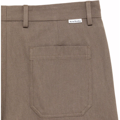Acne Studios Gabardine Pants Brown