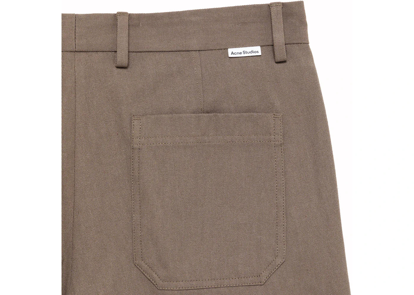 Acne Studios Gabardine Pants Brown