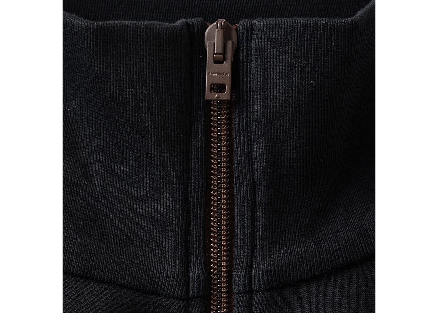 Acne Studios Half Zip Sweatshirt Black