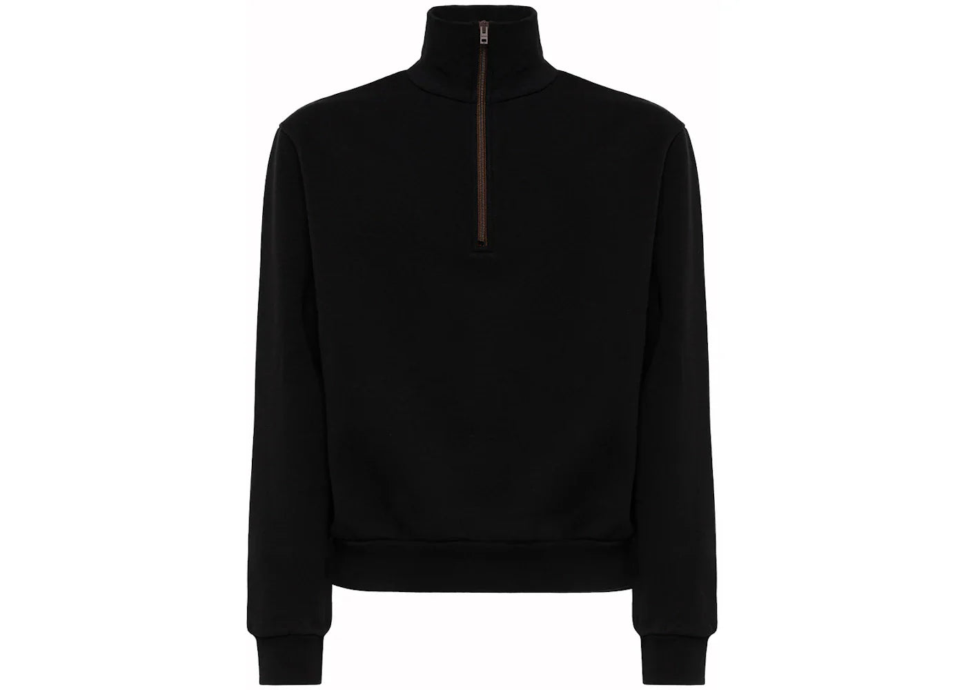 Acne Studios Half Zip Sweatshirt Black