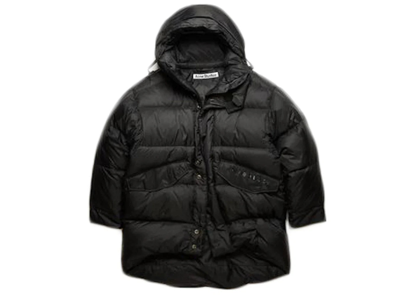 Acne Studios Hooded Down Coat Coat Black