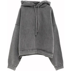 Acne Studios Hooded Sweater Faded Black Bm0