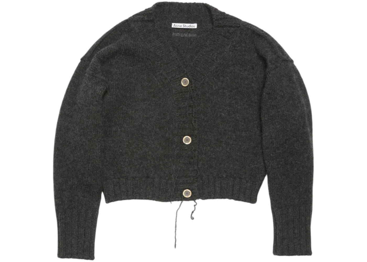 Acne Studios Knit Cardigan Anthracite Grey
