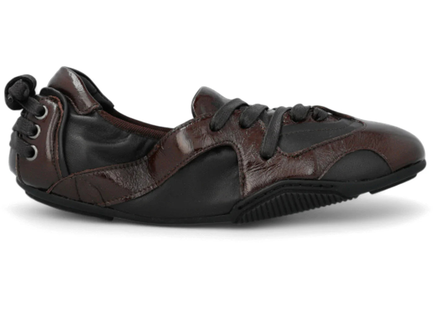 Acne Studios Lace-Up Leather Shoes Dark Brown (Women's)