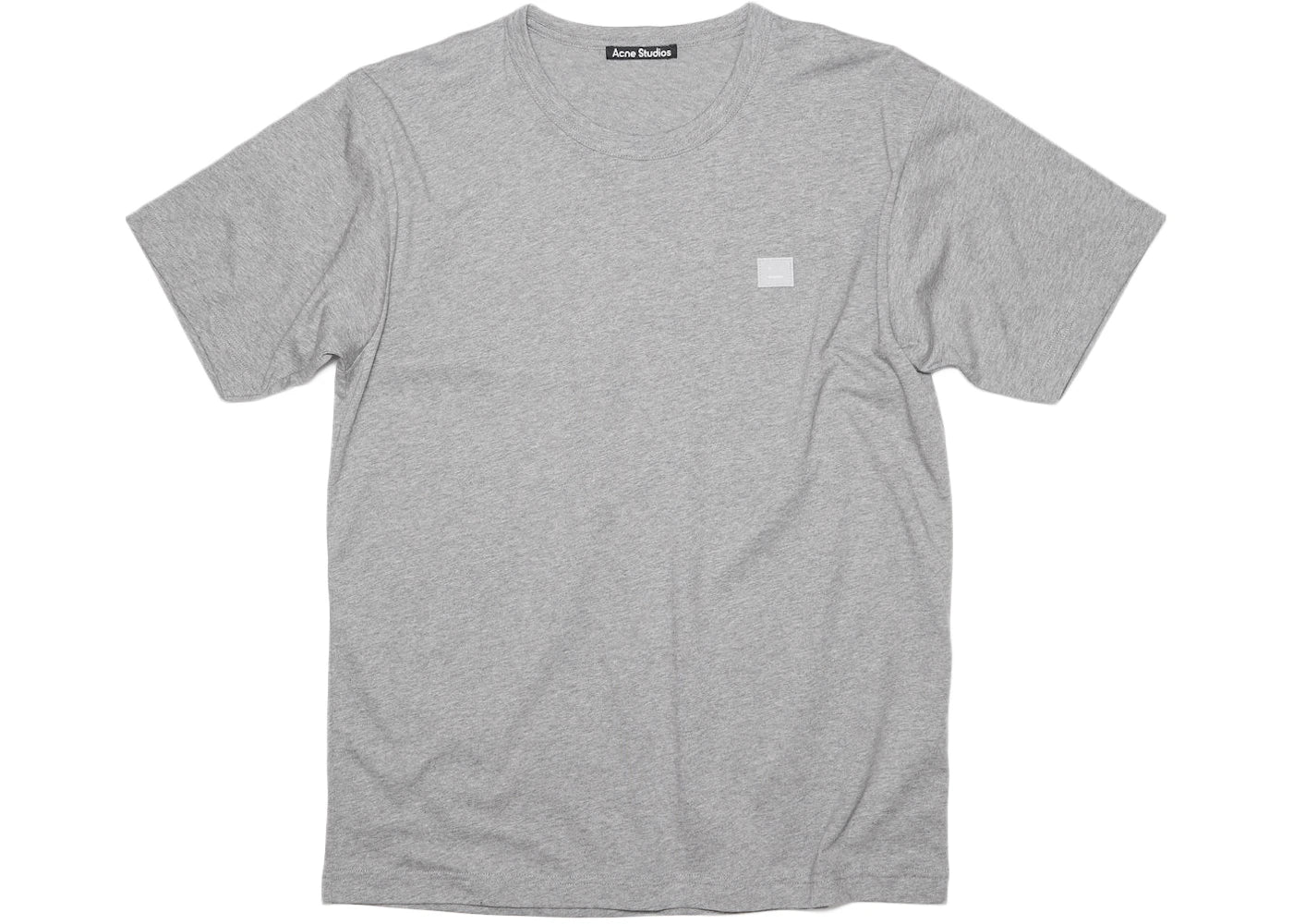 Acne Studios Lightweight Nash Face T-shirt Light Grey Melange