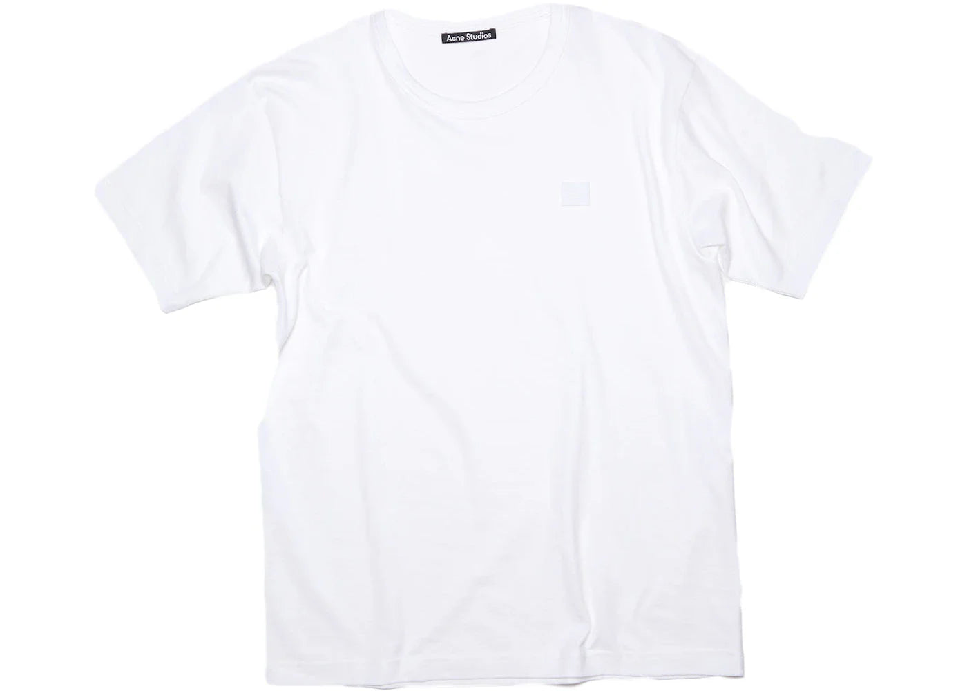 Acne Studios Lightweight Nash Face T-shirt Optic White