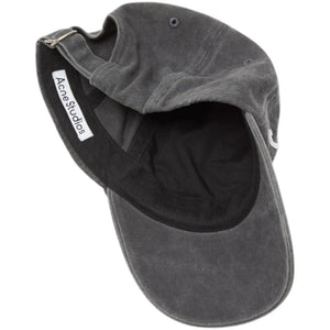 Acne Studios Logo Baseball Cap Black