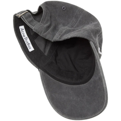 Acne Studios Logo Baseball Cap Black