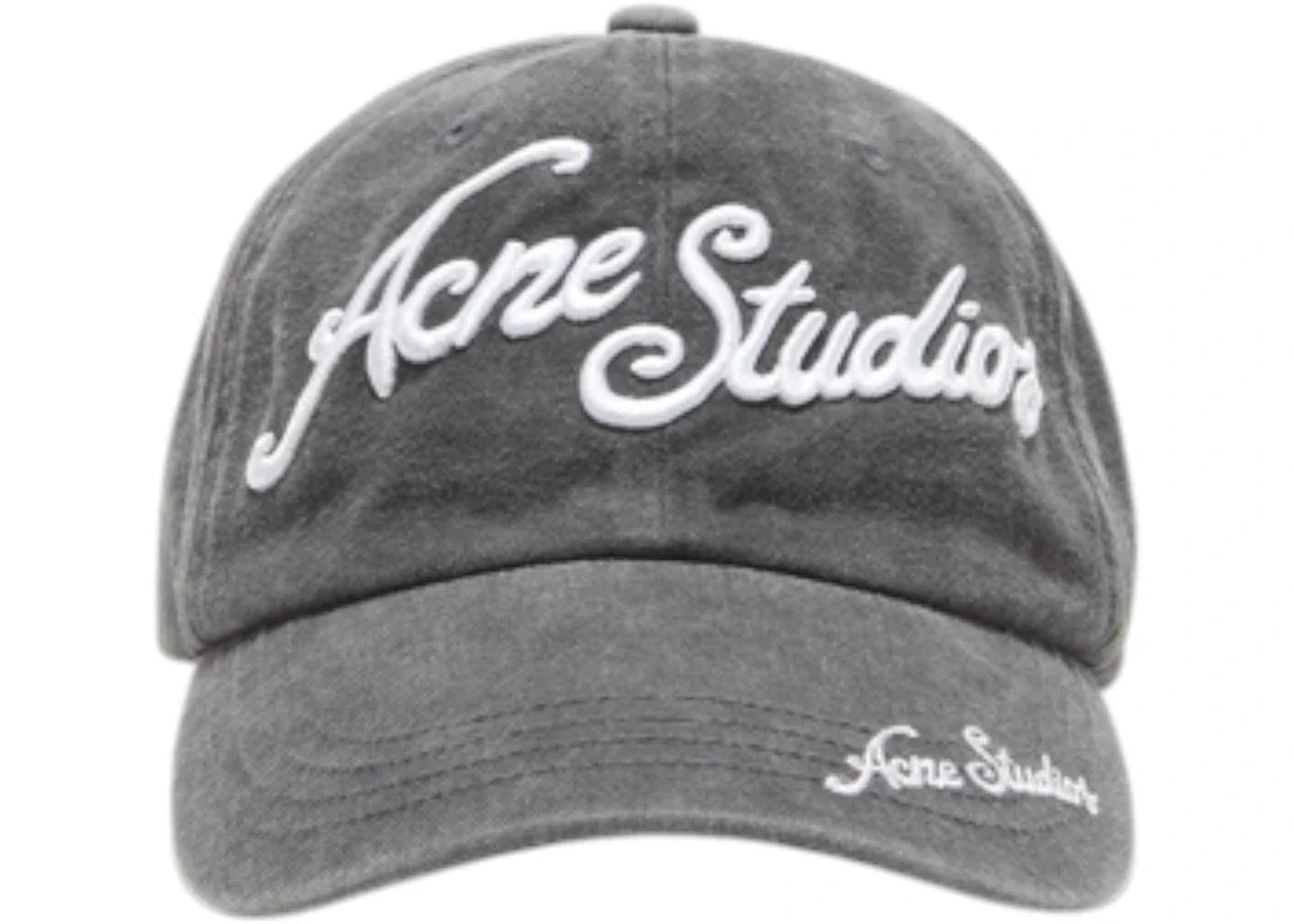 Acne Studios Logo Baseball Cap Black