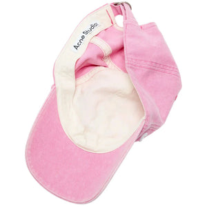 Acne Studios Logo Baseball Cap Bubble Pink