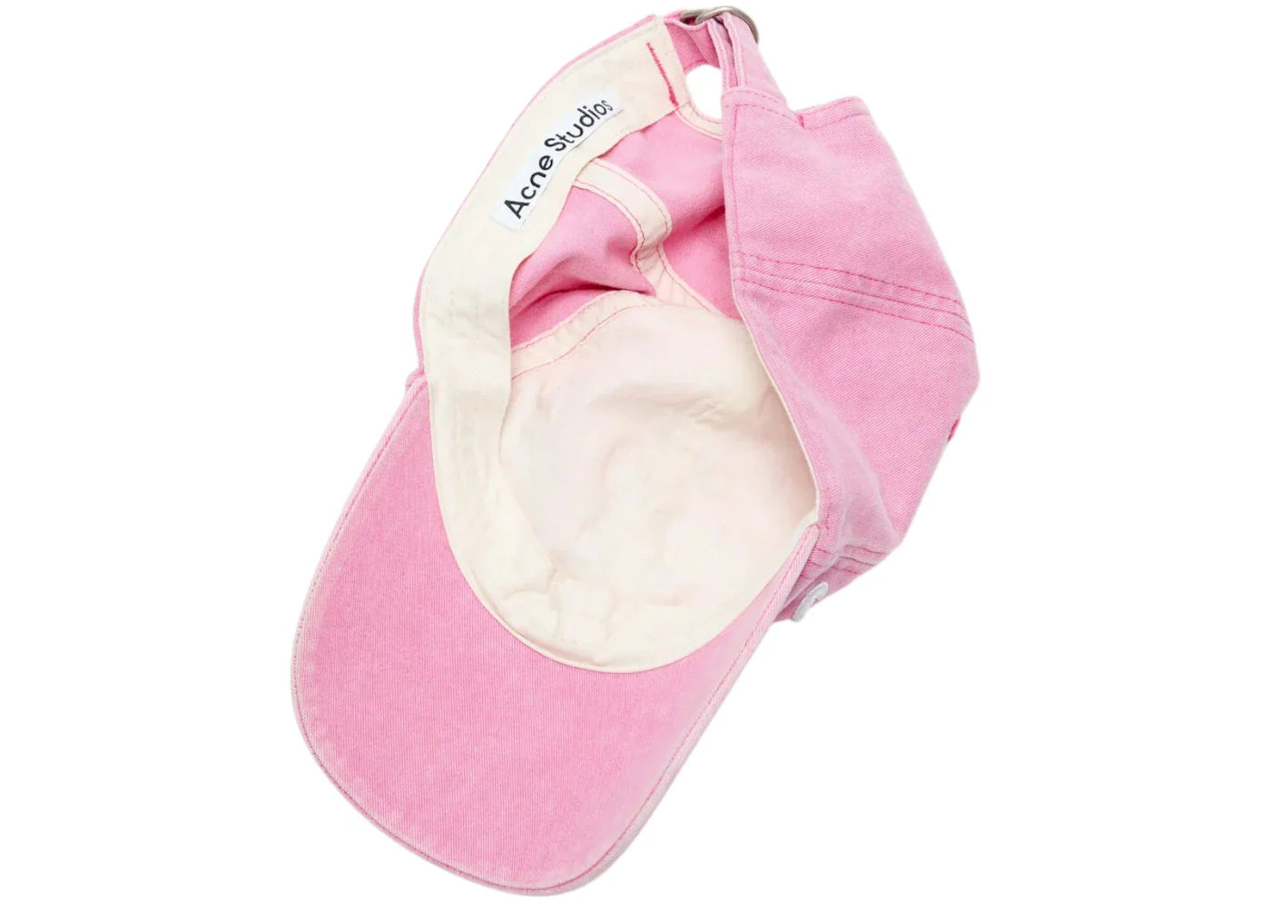 Acne Studios Logo Baseball Cap Bubble Pink