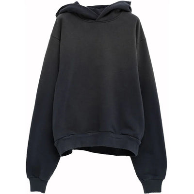 Acne Studios Logo Hooded Sweater Black 900