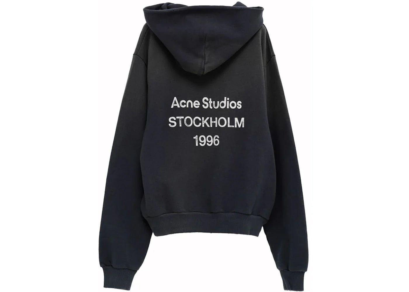 Acne Studios Logo Hooded Sweater Black 900