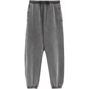 Acne Studios Logo Sweatpants Faded Black Bm0