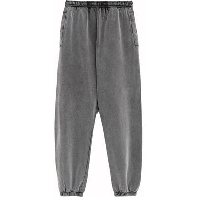 Acne Studios Logo Sweatpants Faded Black Bm0