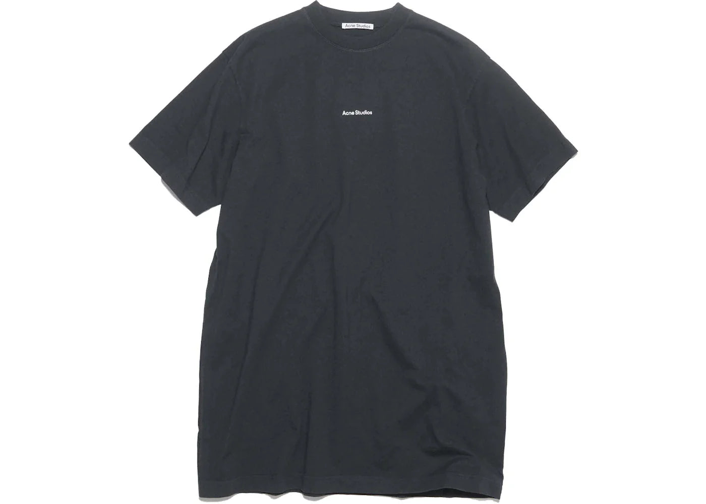 Acne Studios Logo T-Shirt Dress Black