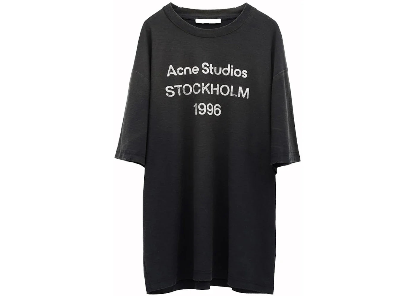 Acne Studios Logo T-Shirt Faded Black Bm0