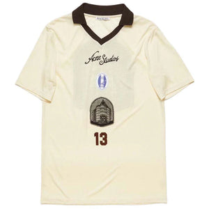 Acne Studios Logo Jersey Ivory White