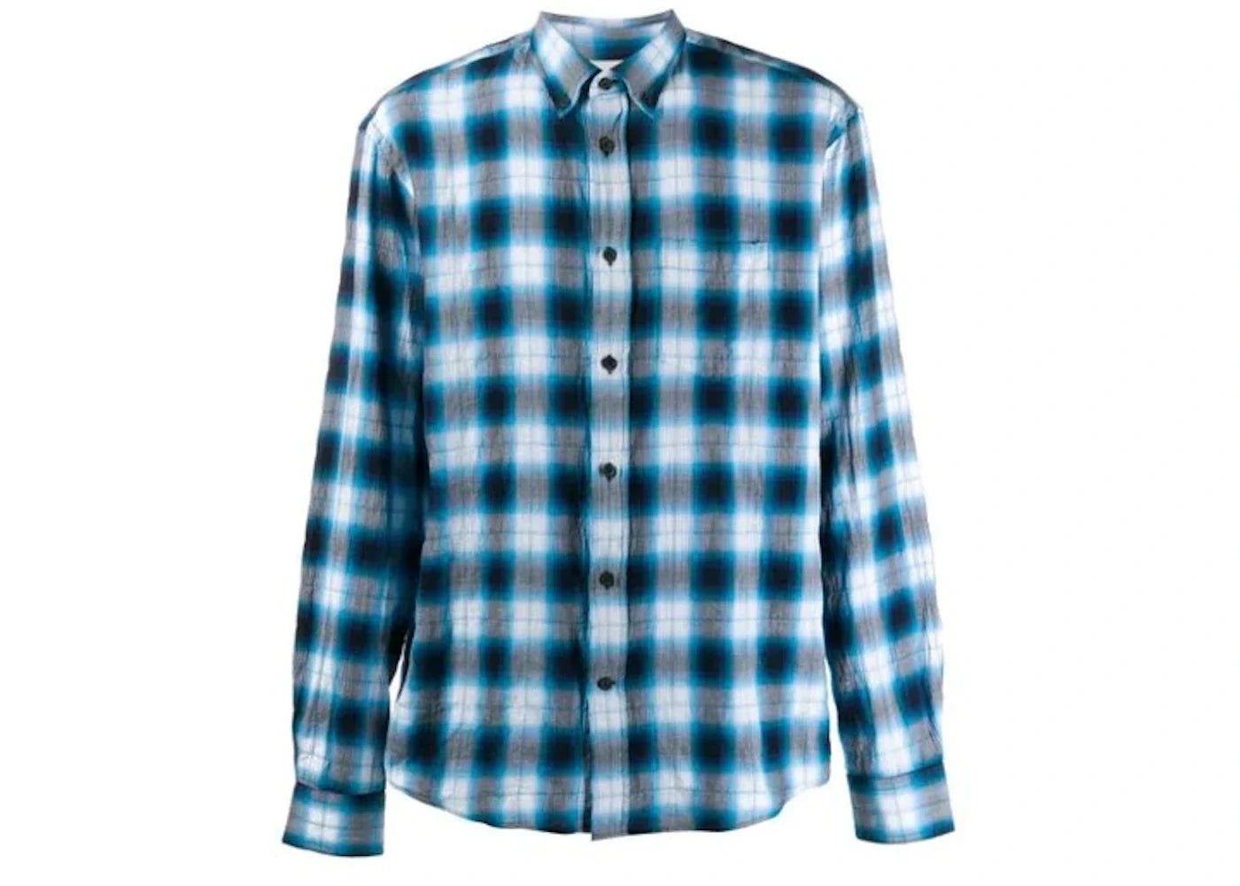 Acne Studios Opening Ceremony Sarkis Shadow Check Shirt Blue
