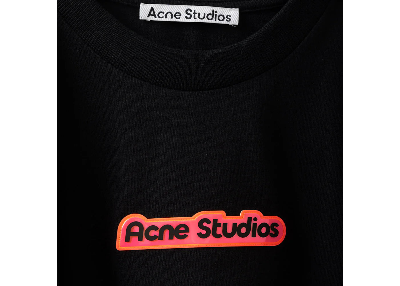 Acne Studios Patch T-Shirt Black