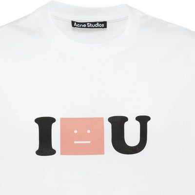 Acne Studios Printed T-Shirt Optic White