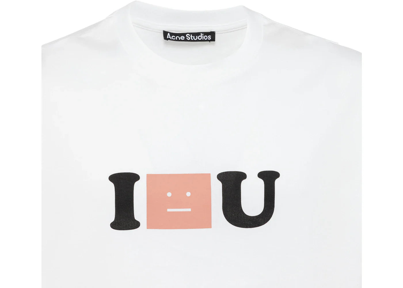 Acne Studios Printed T-Shirt Optic White