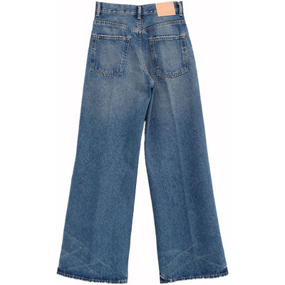 Acne Studios Relaxed Fit Jeans Mid Blue Auz