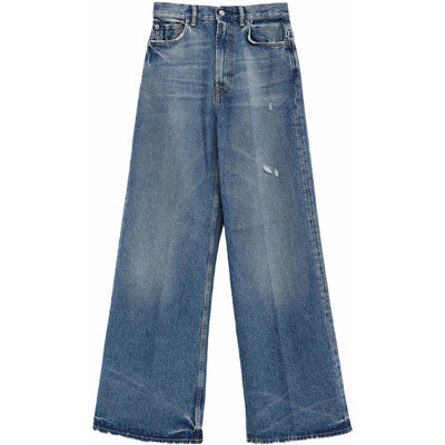 Acne Studios Relaxed Fit Jeans Mid Blue Auz