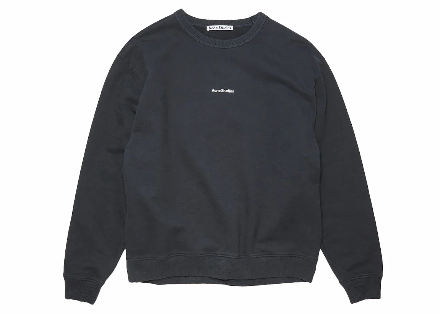 Acne Studios Stamp Logo Crewneck Black