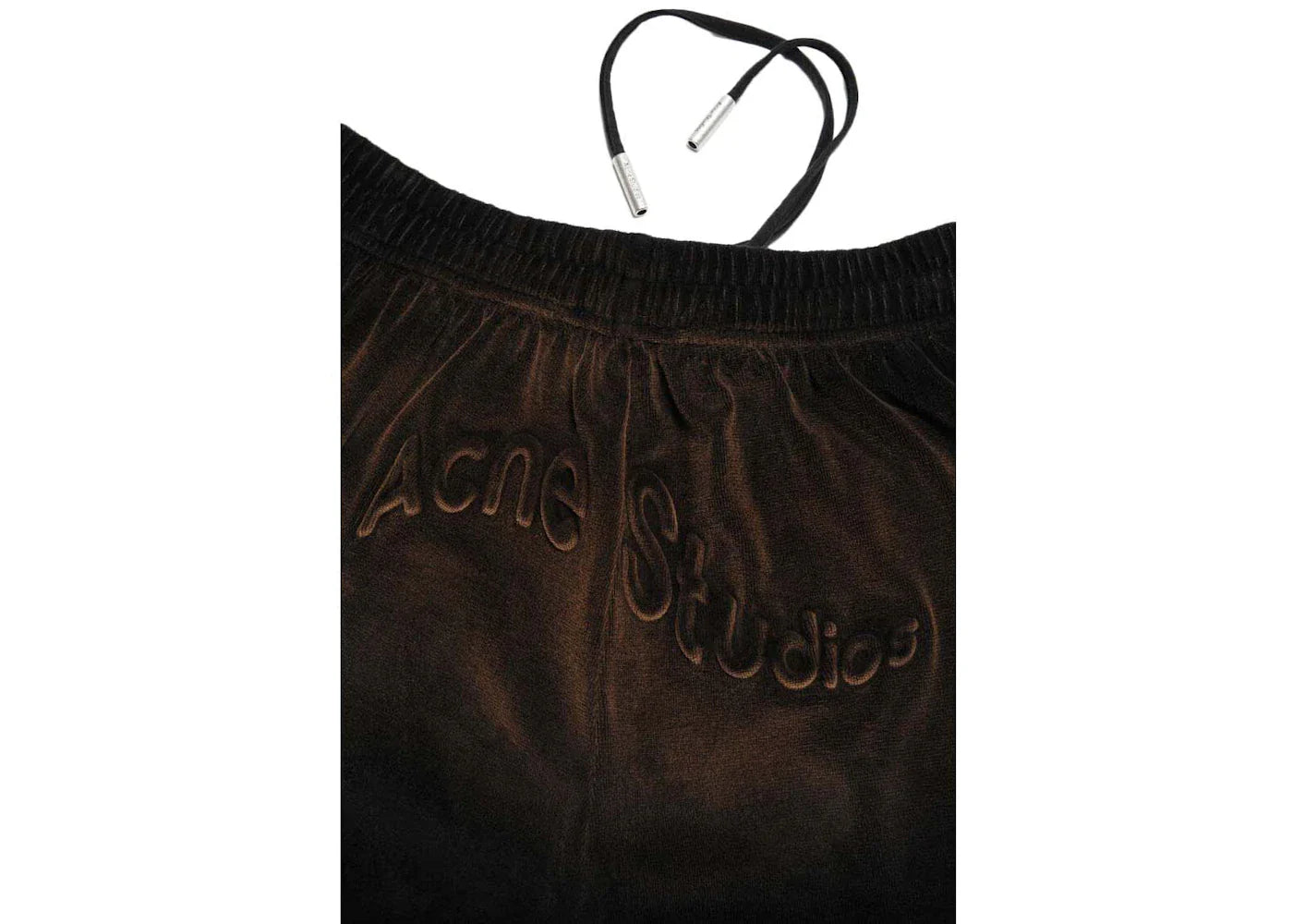 Acne Studios Velour Trousers Black