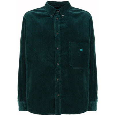 Acne Studios Velvet Shirt Night Green