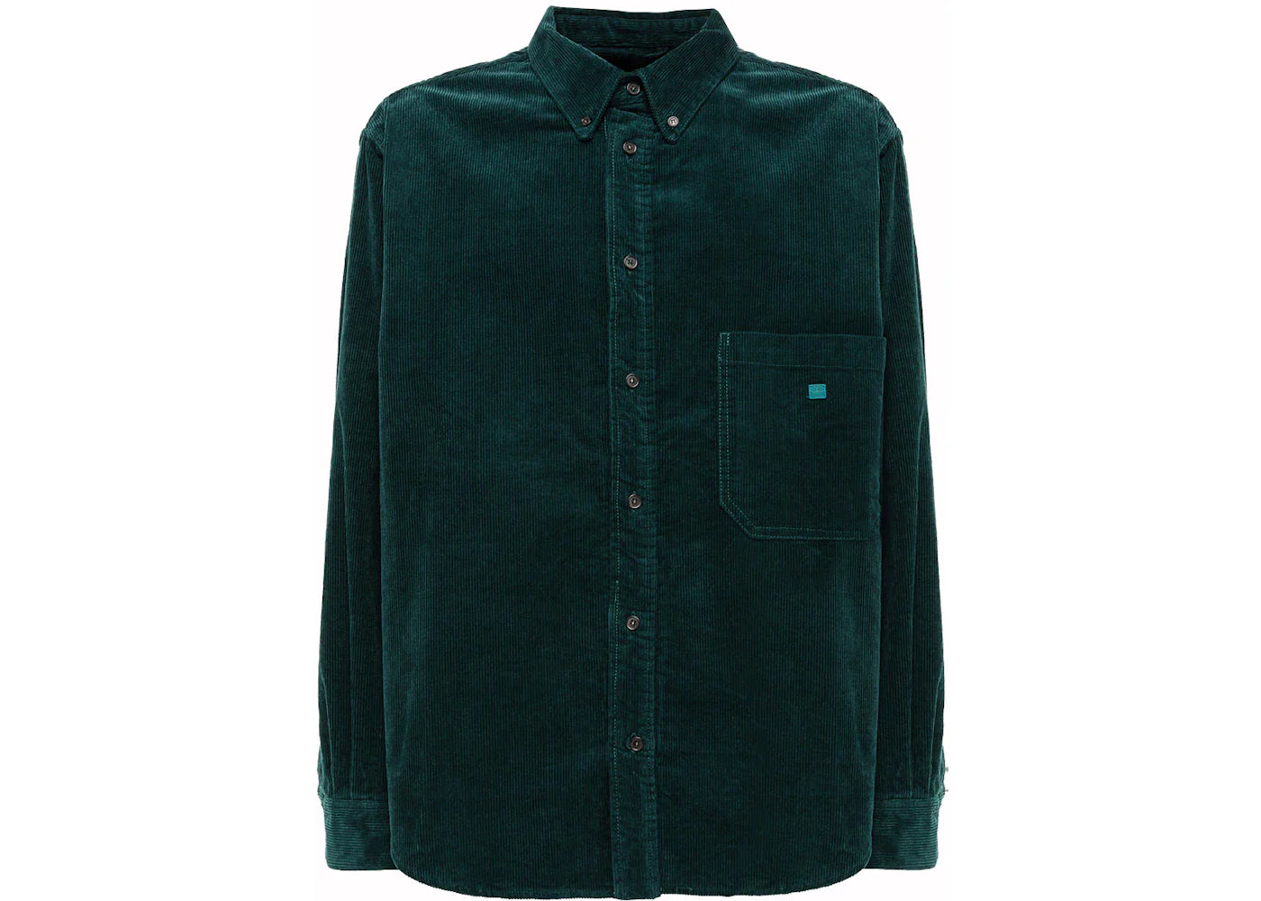 Acne Studios Velvet Shirt Night Green