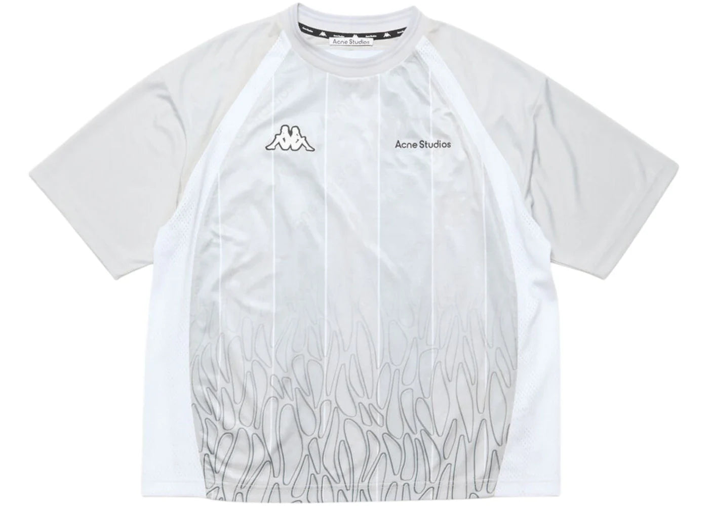 Acne Studios x Kappa Logo T-shirt Grey/Dark Grey