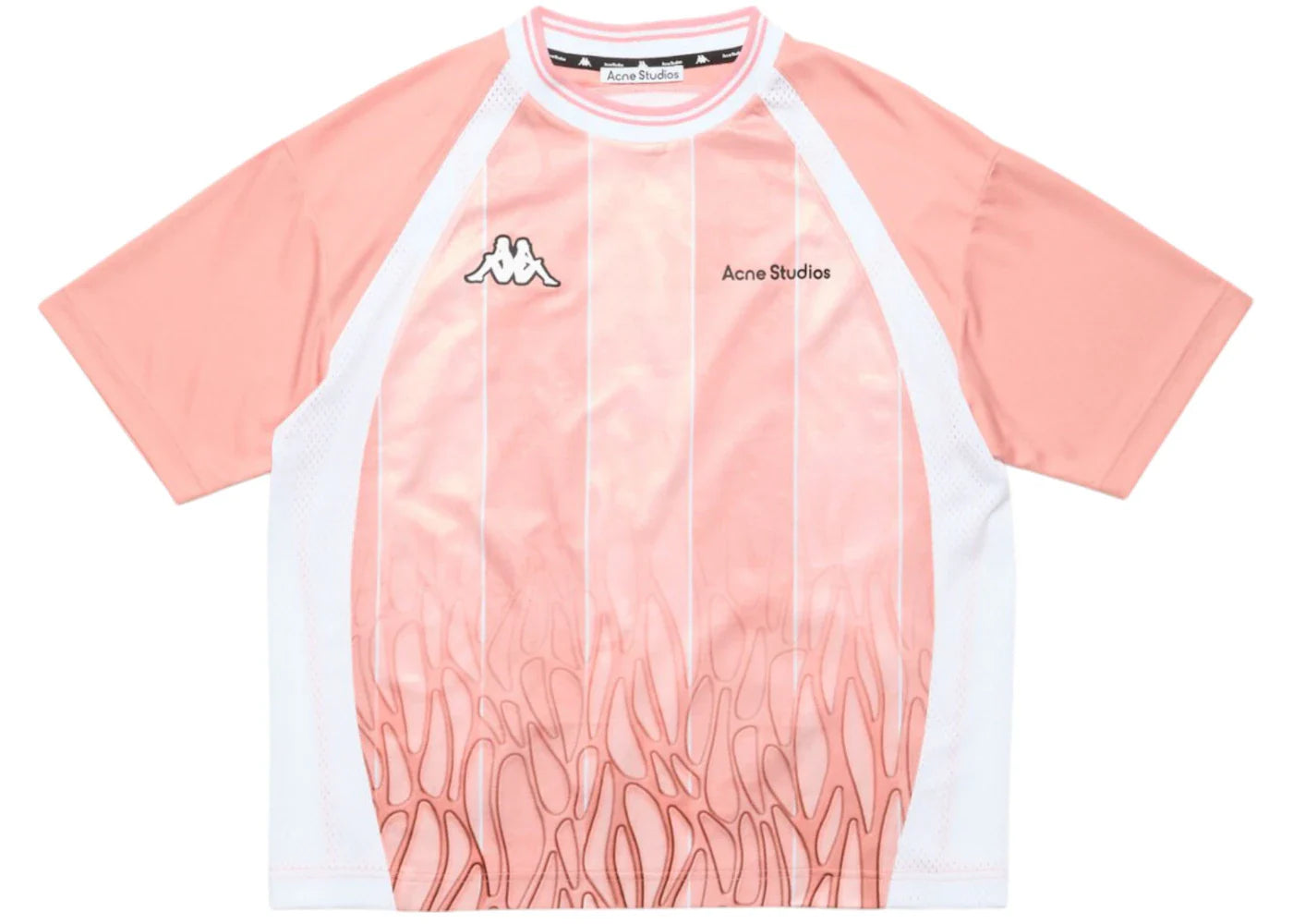 Acne Studios x Kappa Logo T-shirt Light Pink/Pink